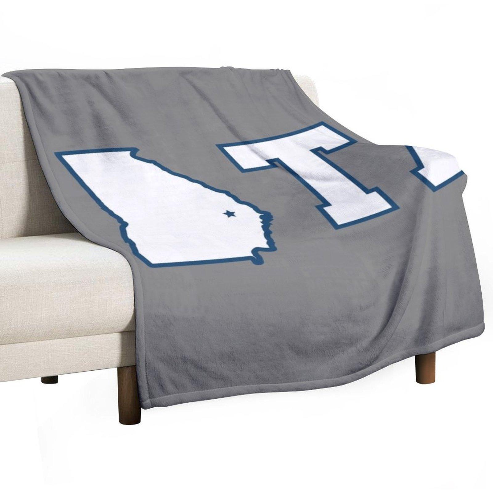 GSU Throw Blanket Luxury Throw Thermals For Travel Personalized Gift Plush Blankets 30x40in