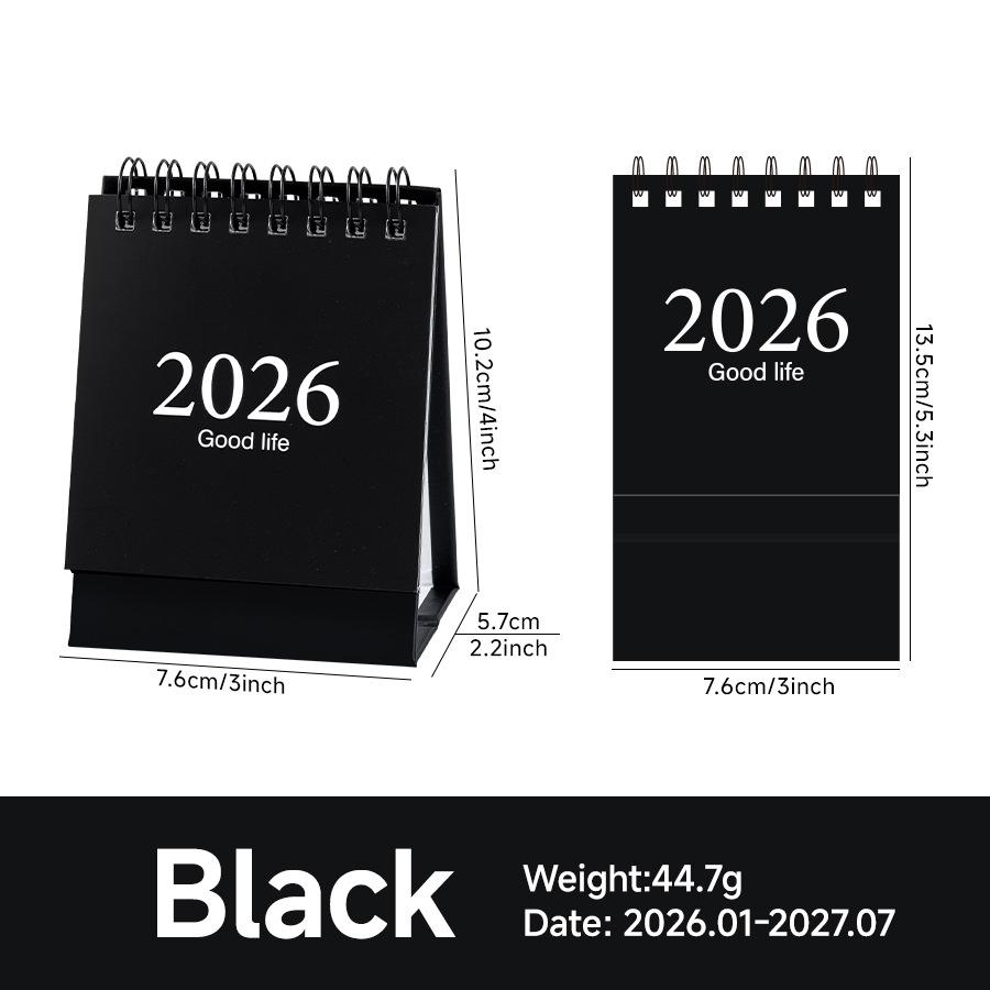 

2026 Morandi Color Mini Desk Calendar & Planner 2026