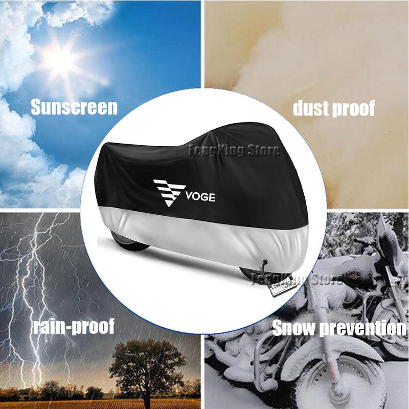 For Voge 500DS 650DS 500 650 DS Motorcycle Cover UV Protection Dustproof Outdoors Snowproof Motorcycle Waterproof Cover