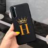 Für Oneplus Nord Hülle AC2001 AC2003 Handyhülle Mode Krone Buchstaben Schlank Matt Capa Weiche Funda Für One Plus Nord 1+Nord Bumper