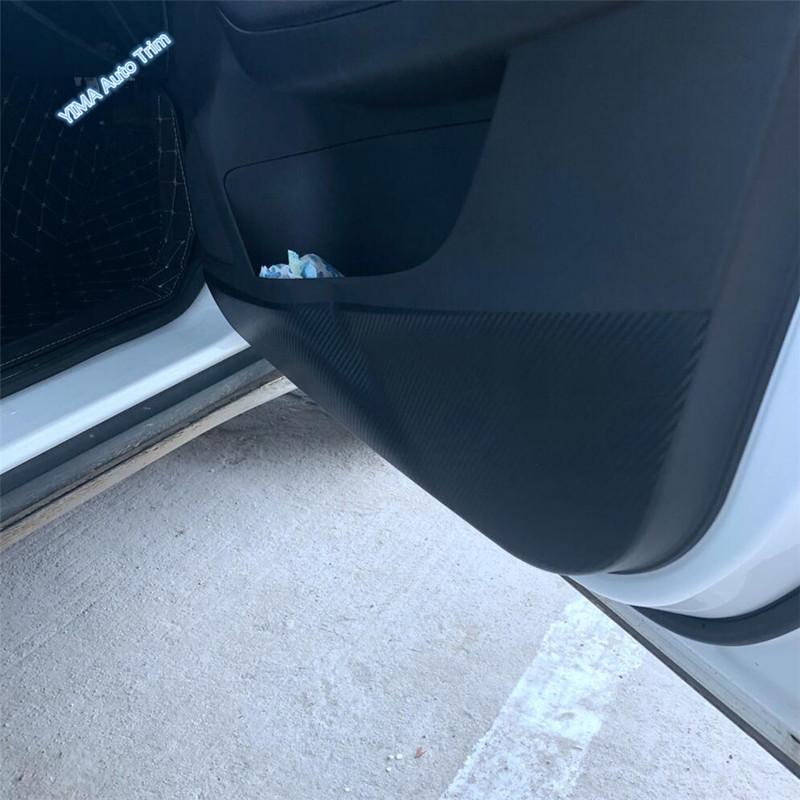 Car Mouldings Car Door Anti-kick Anti-dirty Pads Trim Protection Covers Stickers Decoration Accessories For MG ZS 2018 -
