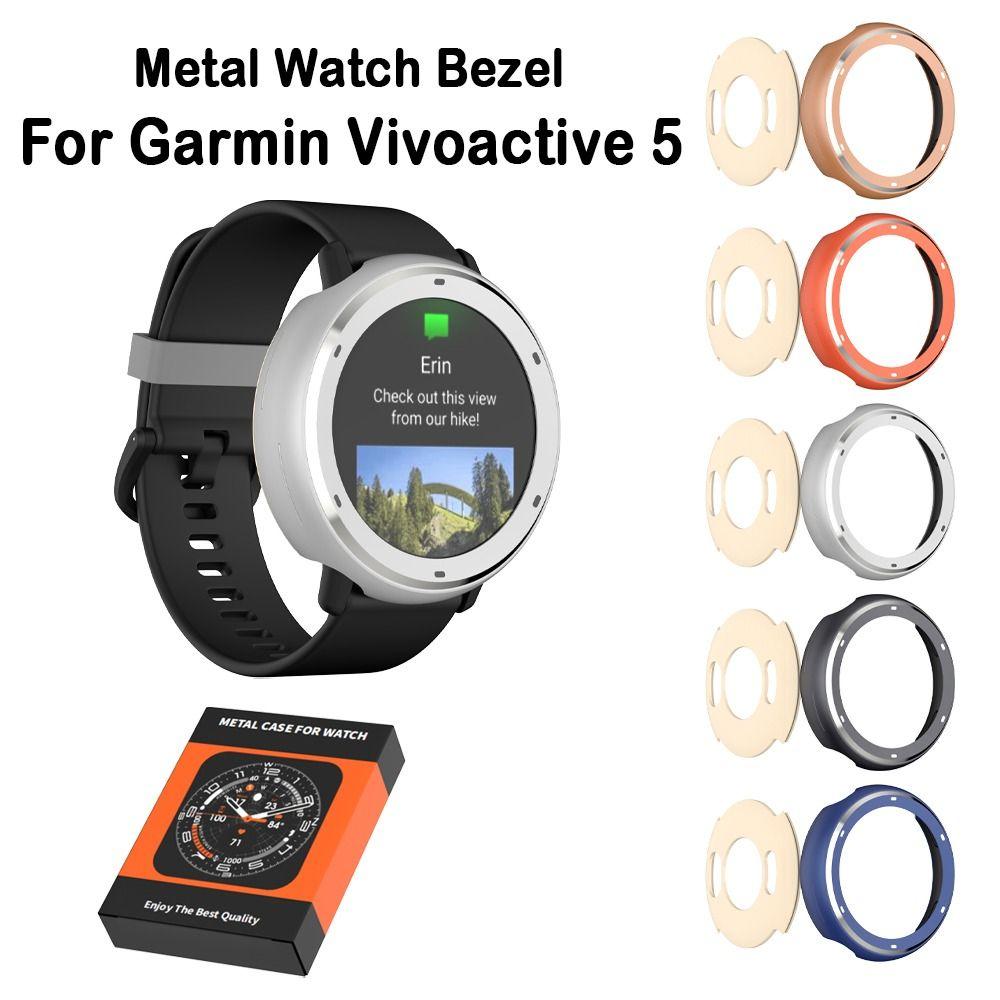 Anti-Scratch Watch Case Shell Screen Protector for Garmin Vivoactive 5 Smart Watch Accessories