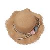 New Summer Kids Flower Caps Bag Girl Sandy Beach Hat Baby Coin Cute Weave Straw Purse Children's Messenger Backpack