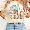 Aladdin Magic Lamp Princess Jasmine and Prince Womens Pure Cotton Tshirt New Casual Street Wear for Unisex and Women