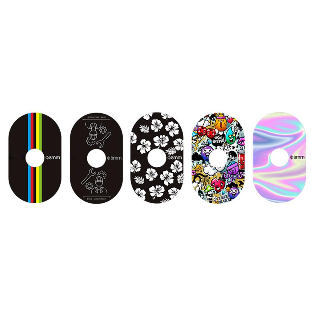 3Pcs Bicycle Tire Valve Sticker Universal Bike Valve Pad Sticker Tire Air Nozzle PVC Sticker Valve Decal Protector Cover