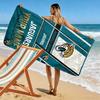 Name Custom Jacksonville Jaguars Logo Print Beach Towel, Large Soft Quick Dry Towel for Beach Camping Swimming