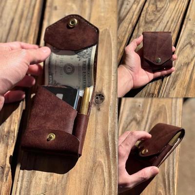 Tooxika Multifunctional Retro Short Coin Purse, Simple Integrated Card Holder And Wallet