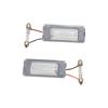2Pcs LED Lights License Plate Light For Mini Cooper R56 R57 R58 R59 Built-In CAN-bus Resistor Error Free Waterproof 6000K White