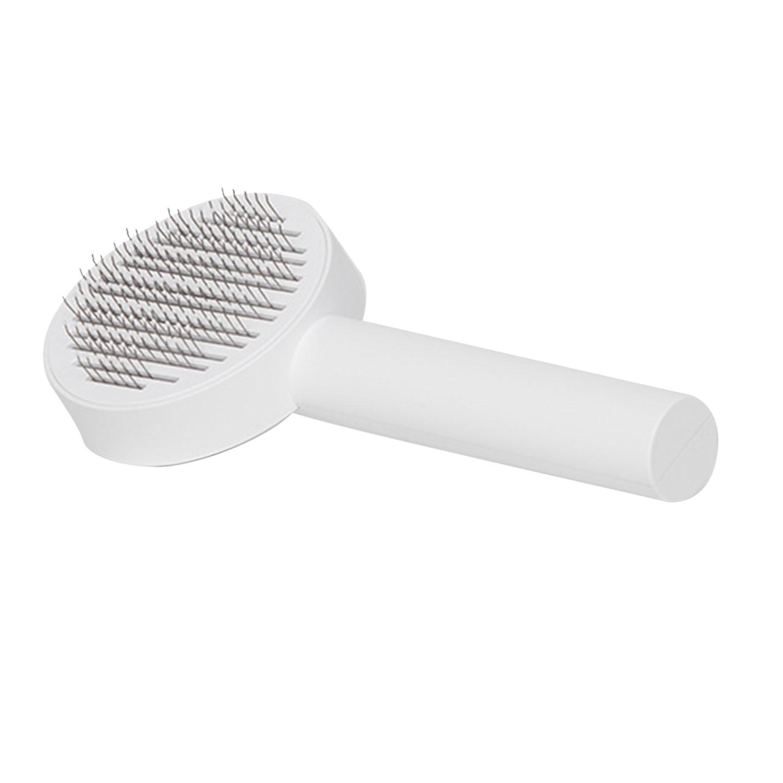 

Расческа для ухода за домашними животными Эффективная удобная универсальная щетка для чистки шерсти кошек собак для дома и улицы белый