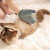 Yousheng 1Pc Pet Hair Removal Glove 2-in-1 Cat Deshedding Brush And Massage Mitt Grooming Glove for Short Long Hair Dogs Cats Shedding Control Bathing