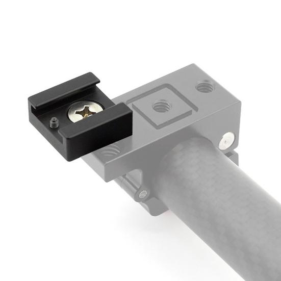 Camera Hot Shoe Mount with 1/4-inch Thread Screw Aluminum Alloy Action Camera Cold Shoe Fixing Bracket Sports Camera Accessory