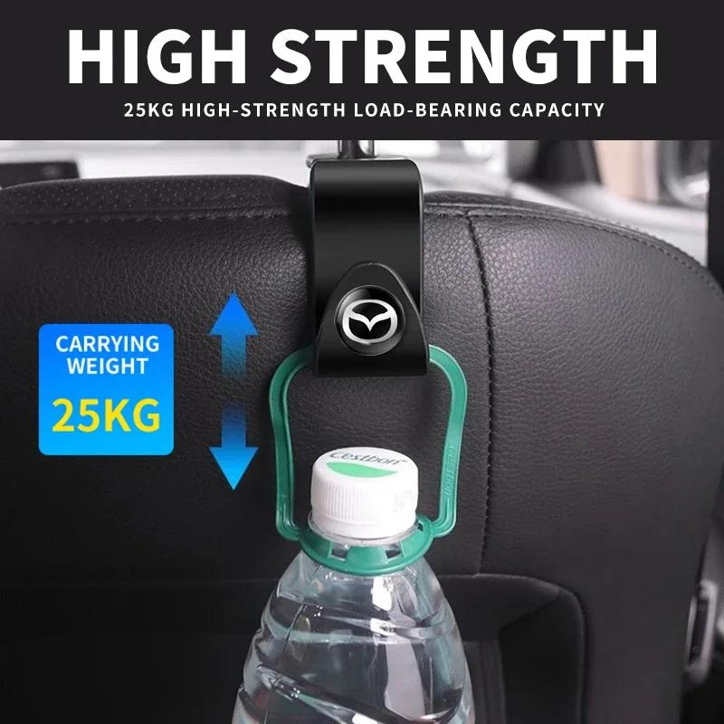 2pcs Car Seat Hook Rear Interior Portable Hanging Bag Holder Storage Bag For Mazda 3 Alexa CX-30 CX30 CX5 CX 5 CX-5 CX8 CX9 CX4
