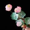 Lotus Hair Clip for Women Alloy Floral Hairpin with Imitation Pearl and Tassel, Traditional Chinese Style for Hanfu Cheongsam Wedding