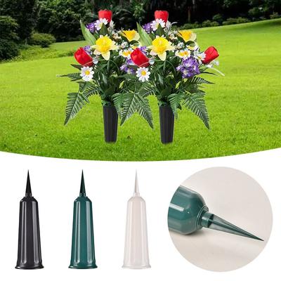 Pamětní hřbitovní váza Odolné zařízení pro aranžování květin na trávník Náhrobek Hřbitov Pozemek Venkovní