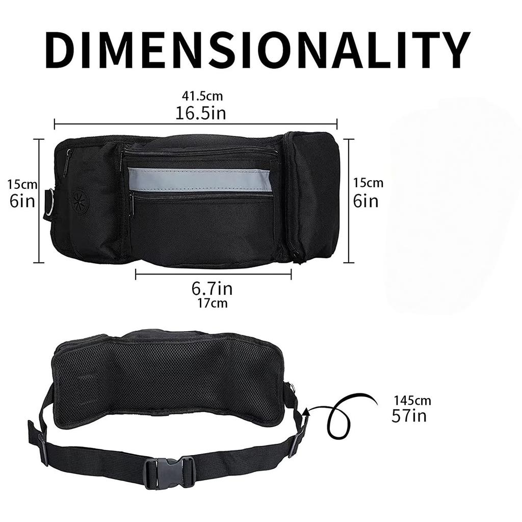 Multifunctional Outdoor Pet Training Waist Bag Cat And Dog Snack Bag Dog Walking Running Training Accessory