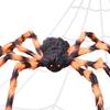 125cm Black Halloween Spider Web Giant Stretchy Cobweb For Home Bar Decor Haunted House Halloween Party Outdoor Decor
