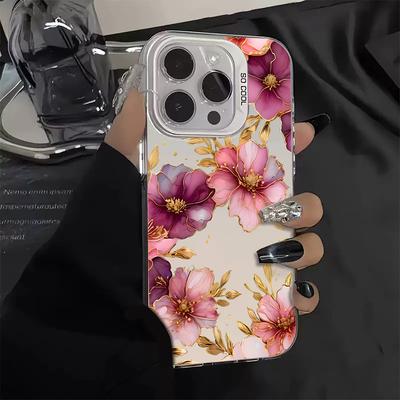 Luxury Gold Flowers Hard PC Phone Case For Xiaomi 12T 13T 14T 15T Pro Xiaomi 17 Pro Max Xiaomi Mi 11 Lite 5G Shockproof Fundas