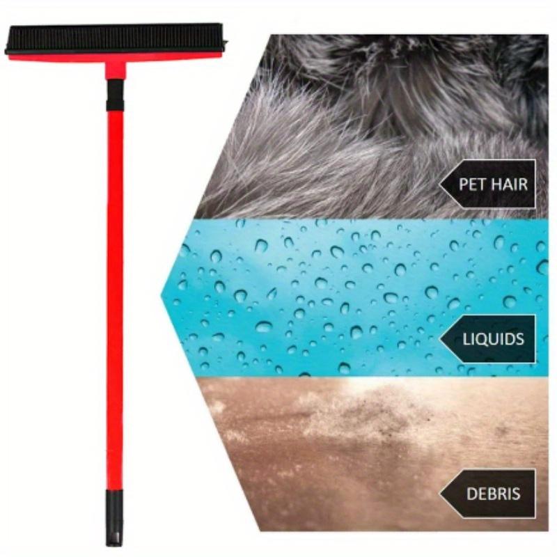 Pet Carpet Dehairing Sweeper Scraping Dust Hand-free Mop Rubber Floor Brush Cleaning Dog Hair Wiping Window Goodies