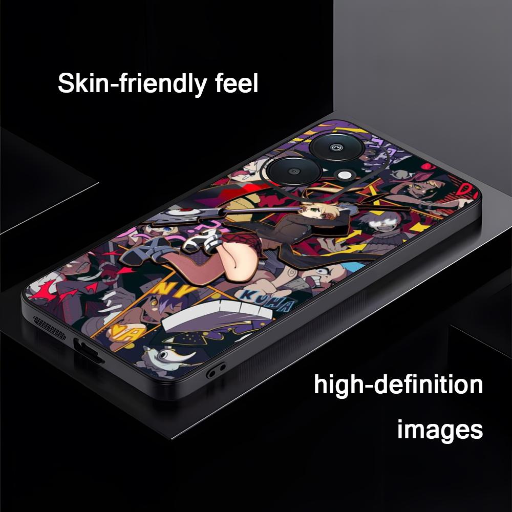 Cool Hot Soul Eater Anime Phone Case For Xiaomi Redmi 14C 13C 12C Note14 13 12 11 10 Pro Plus S Soft Black Phone Cover