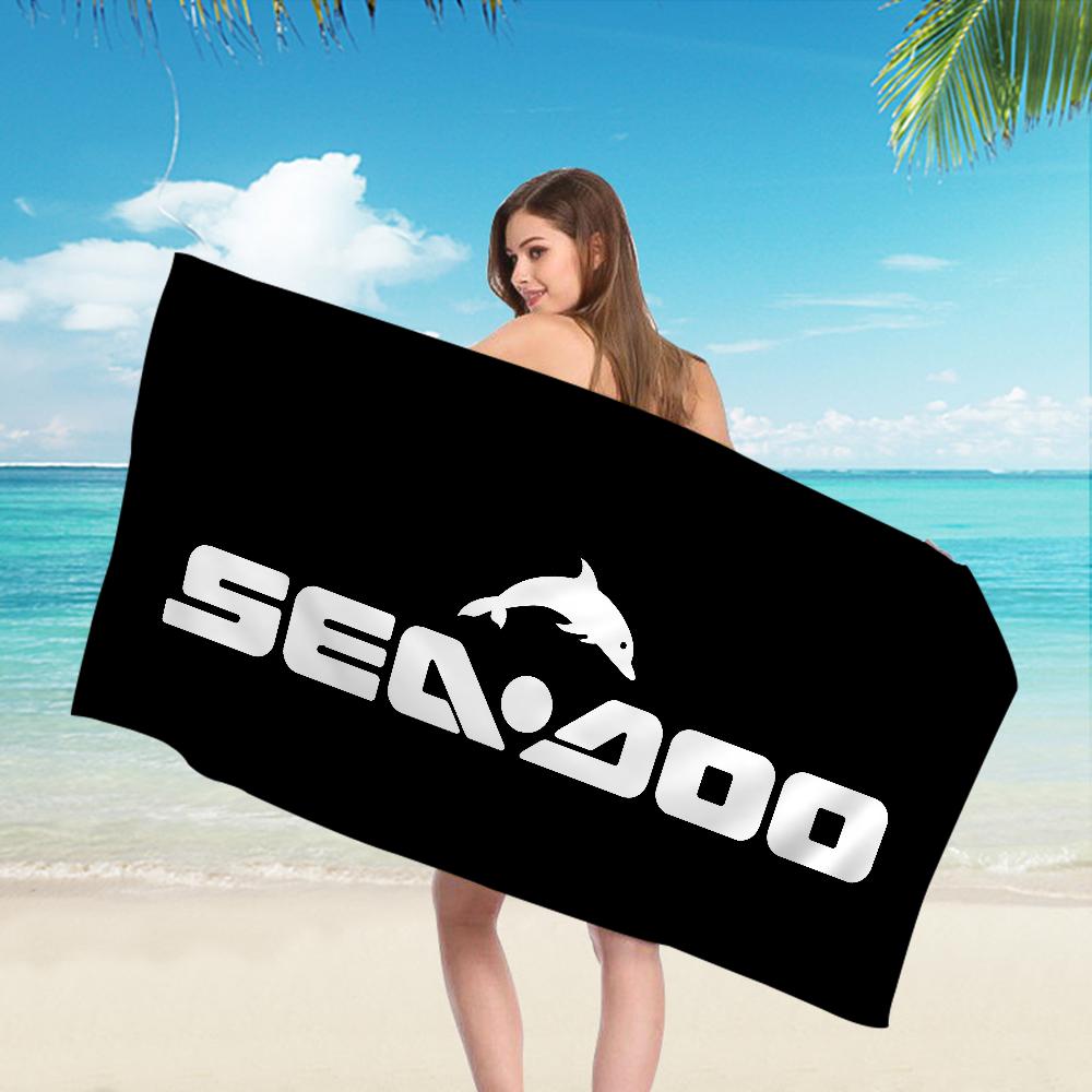 S-Sea D-Doo Seadoo Microfiber Beach Towel Absorbent Quick dry Soft Yoga Swimming Resort Mountain Climbing Towel