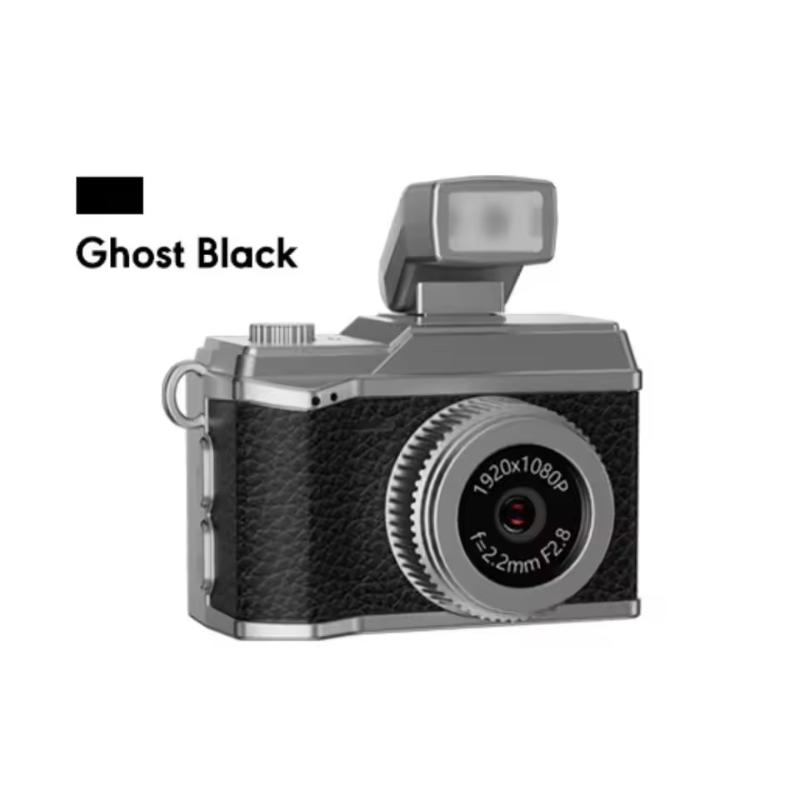 Mini Kamera do Noszenia Retro Kamera 1080P Przenośna Kamera Brelok na Zewnątrz Podróże Vlog Prezenty dla Dziewczyny Kobieta Dekoracja