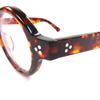 Excellent Lesca Lunetier Glasses G.Burt Tortoiseshell Round Clear brown mens Used