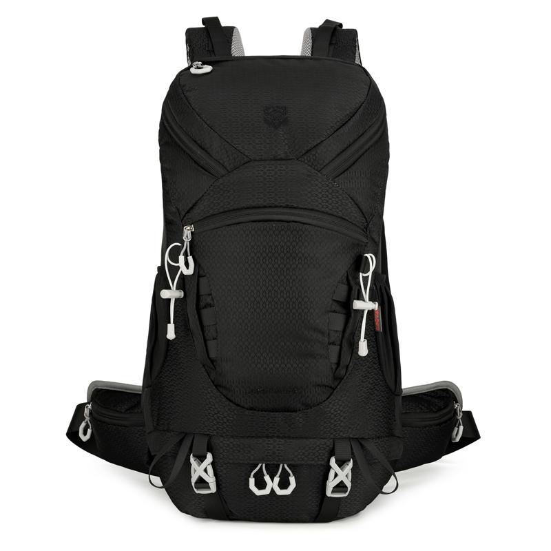 35l Unisex Large Capacity Hiking Backpack, Durable And Professional Outdoor Mountaineering Backpack Multi Functional Camping Bag