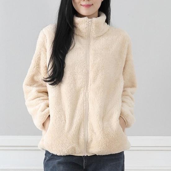Dámský zimní kabát Tlustý plyšový stojáček s límcem Ochrana krku Udržujte v teple