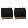 2Pcs Car Tire Shine Applicator Pads Auto Wheel Wax Detailing Cleaning Sponge Tire Shinning Tools