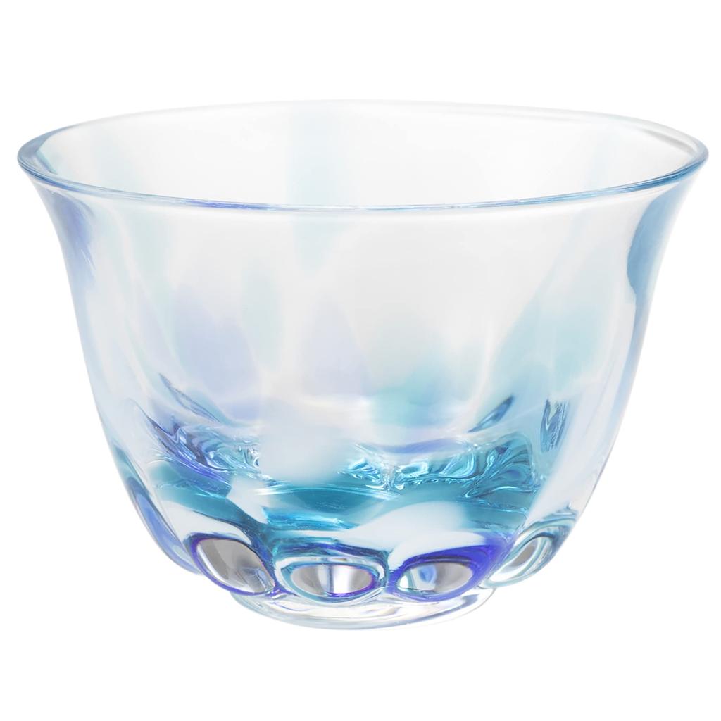 Mizusaki Glass Sake Cup, Approx. 45ml, A6022, Made in Japan, MKG-436022