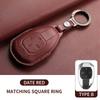 Leather Car Remote Key Case Cover for GAC Trumpchi GS3 GS4 GS5 GM8 GA3 GA4 GA6 SGS7 Empow J11 J12 J13 Car Key Fob Shell Keychain