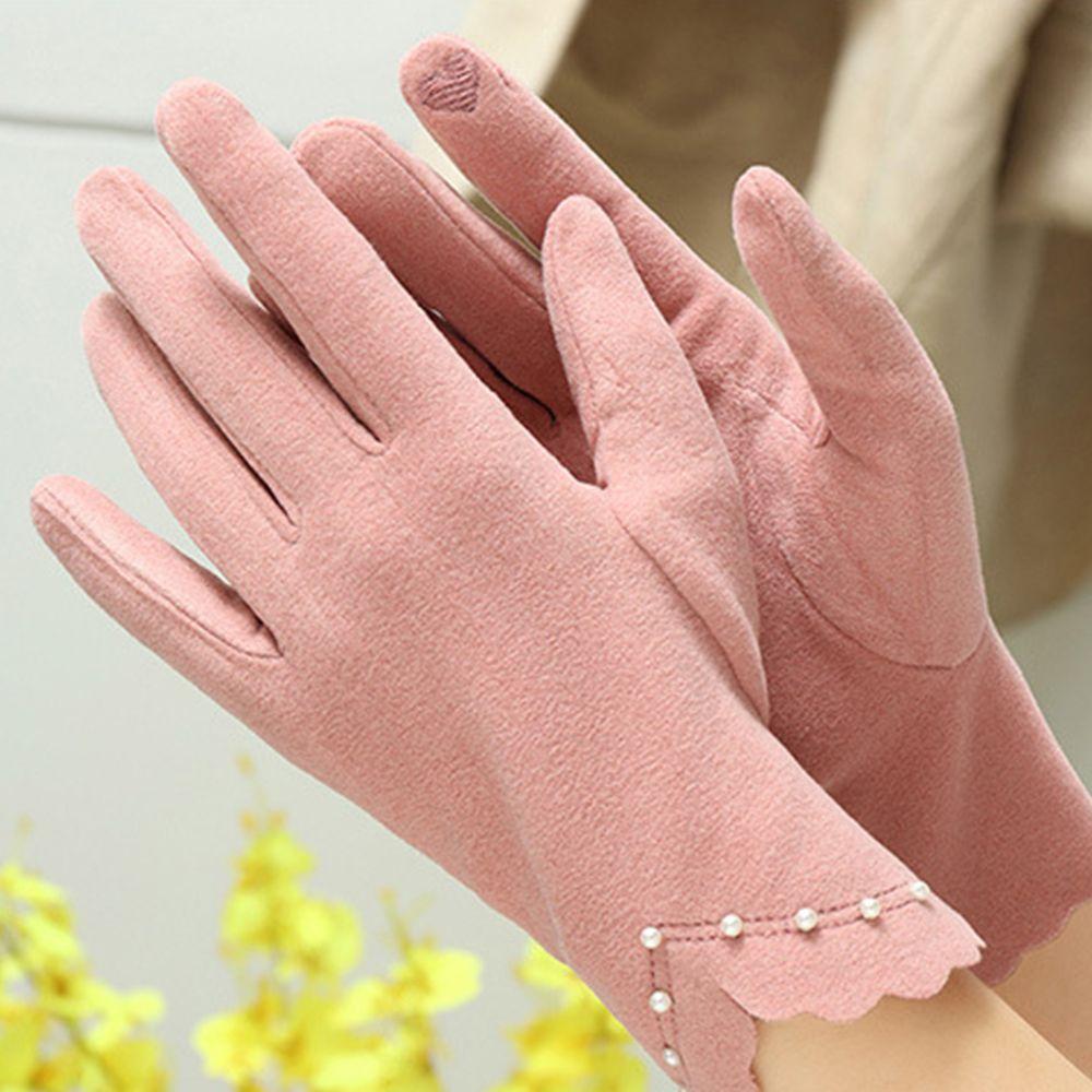Accessories Full Finger  Gloves Korean Style Mittens German Fleece Women's Gloves