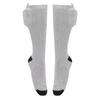 Portable Electric Heating Socks Rechargeable Battery Thermal Gray Sock for Men Women