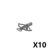 MOC Armes Médiévales Accessoire Briques Soldat Figurine Chapeau de Cow-boy Fusil de Chasse Arbalète Lance Armure Casque Masque Brique Jouet