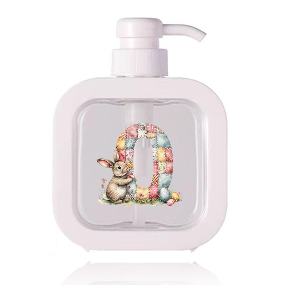 500ml Refillable Lotion Pump Bottle Empty Plastic Dispenser Leakproof Portable for Body Lotion Hand Wash Shower Gel Office Gift