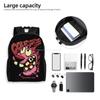Cowardlyes Dogs Anime Backpack for Men Women School College Students Bookbag Fits 15 Inch Laptop Comedy Horror Bags
