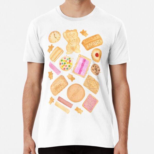 Aussie Biscuits | Pink Premium T-Shirt S To 5XL Made In the AU/USA T-Shirt