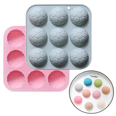 Soccer Chocolate Mold Set Silicone Baking Molds With Football, Goal, Reusable For Sports Party Treats, Birthday Cakes & Cupcakes