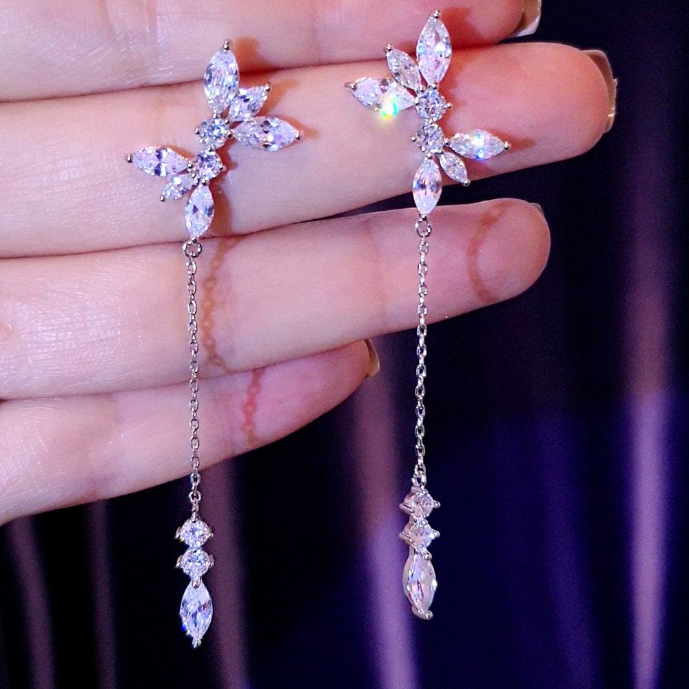 [Celebrity Wear] I Can't See Anything But You Earrings/Earrings W