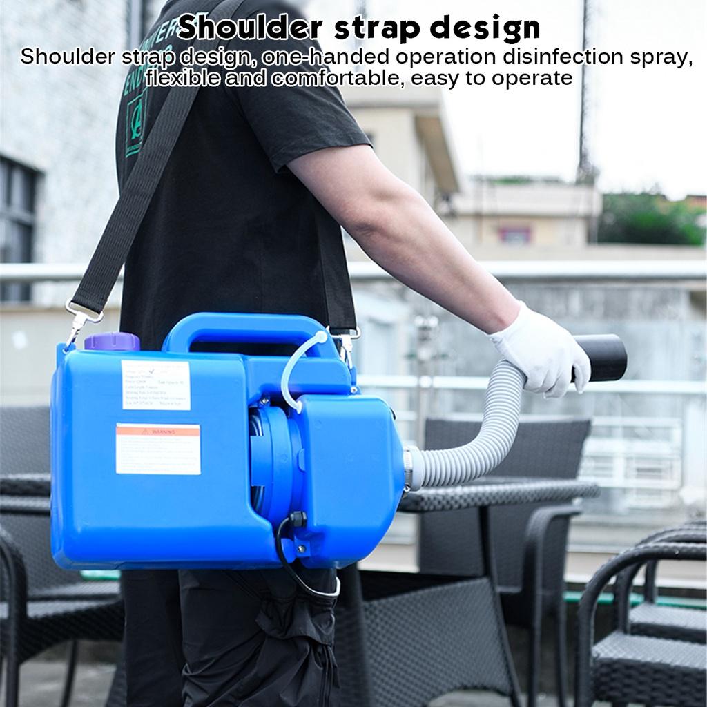 

Электрический ULV-генератор тумана 1200 Вт 8 л ULV Сверхмалообъемная машина для холодного туманообразования Портативная электрическая распылительная дезинфекционная машина