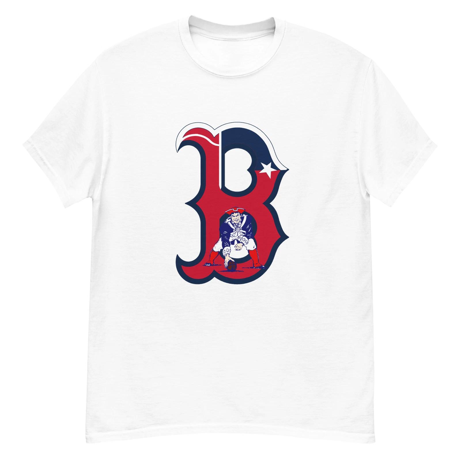 Men s and Women s T-shirts boston red sox patriots tshirt mash up tee XXL