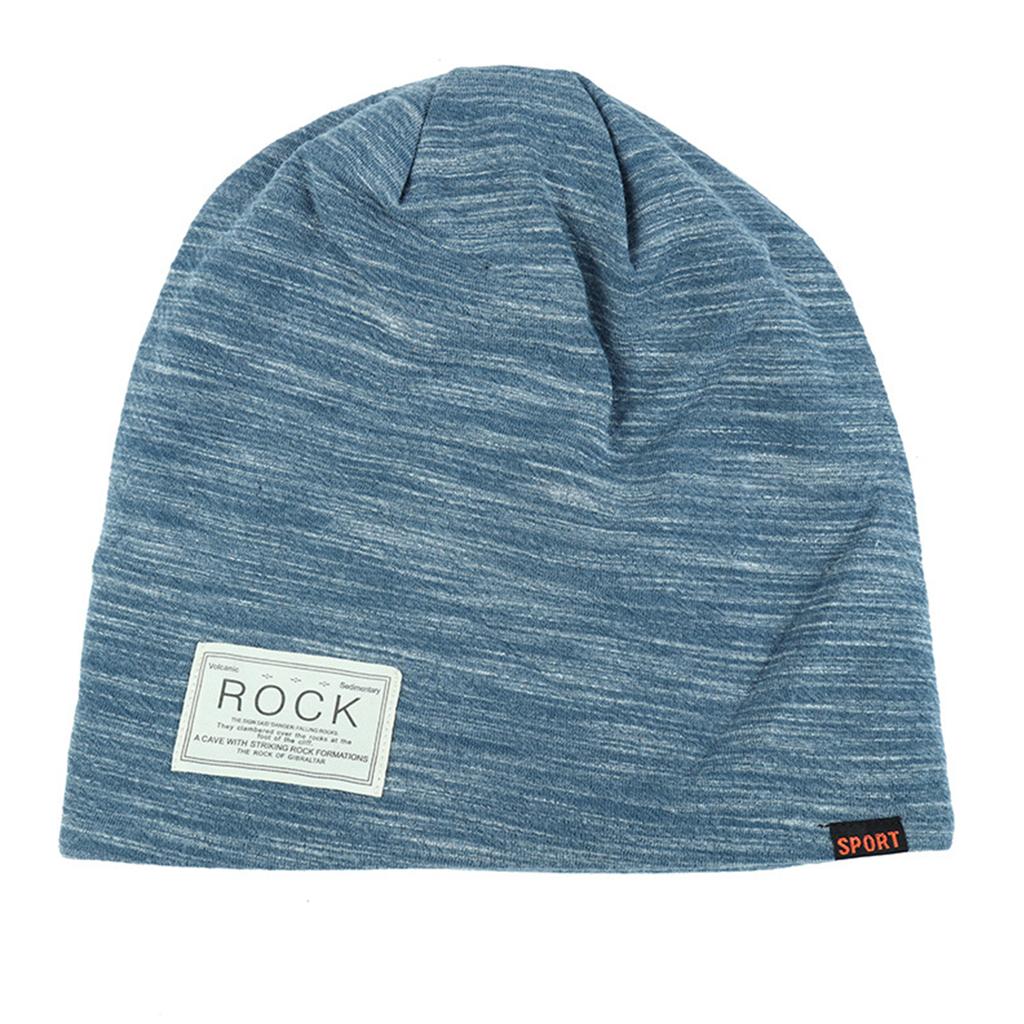 Beanie Hats For Women Men Cotton Warm Anti-slip Headwear Cap Casual Stretch Sleep Turbans Hats For Travel Running