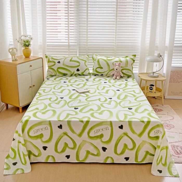 Einzelbettlaken für Studentenwohnheim 1,8 m Männer und Frauen Großes Doppelbettlaken Einzelbett 1,5 m Kissenbezug Kinder Doppelbettwäsche