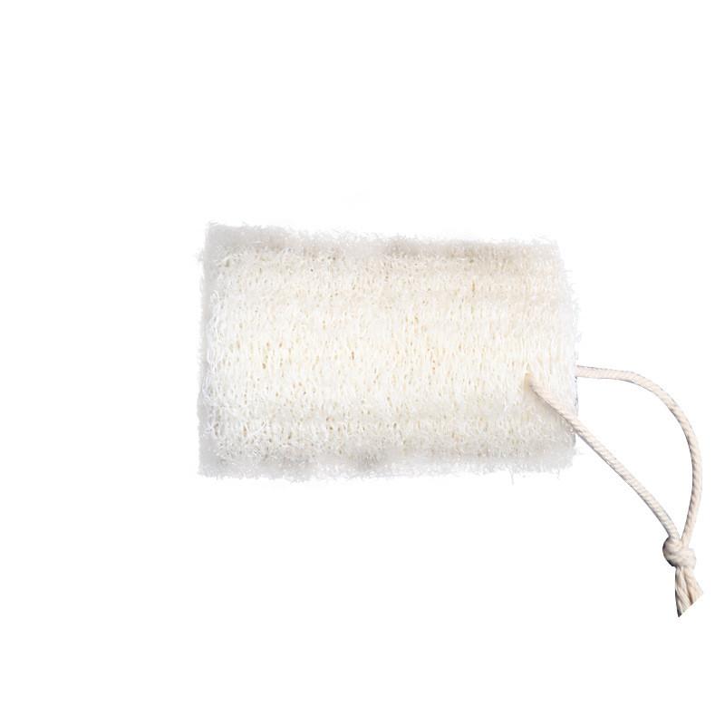 Loofah Cleaning Natural Sponge With Plastic Grip For Efficient Dishwashing