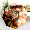 Maple Autumn Glow Folding Umbrella Portable Suitable For All Seasons Gift Travel Umbrella Light