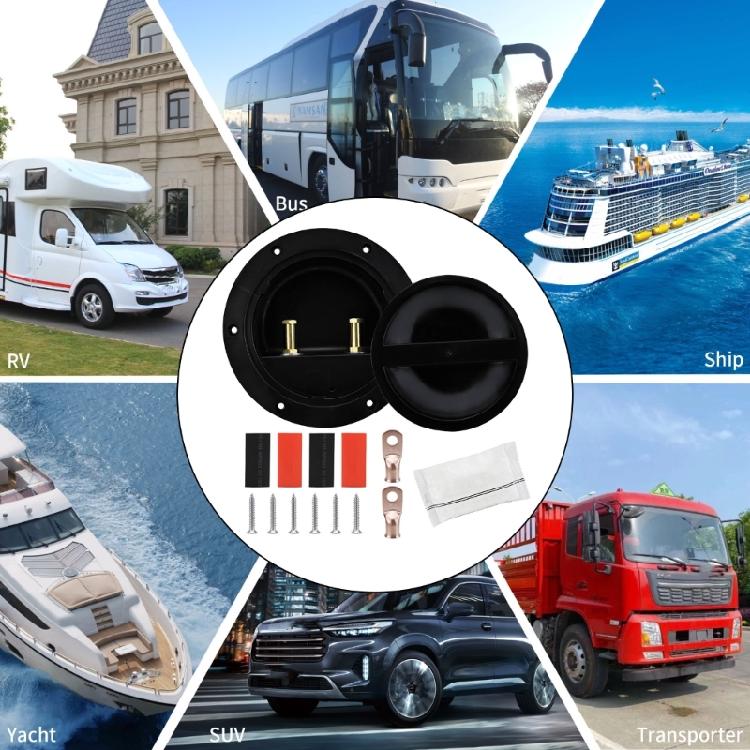 Power Supply Junction Box Electricity Junction Box 32V Electricity Terminal Connection Fishing Boat Power Supply Base