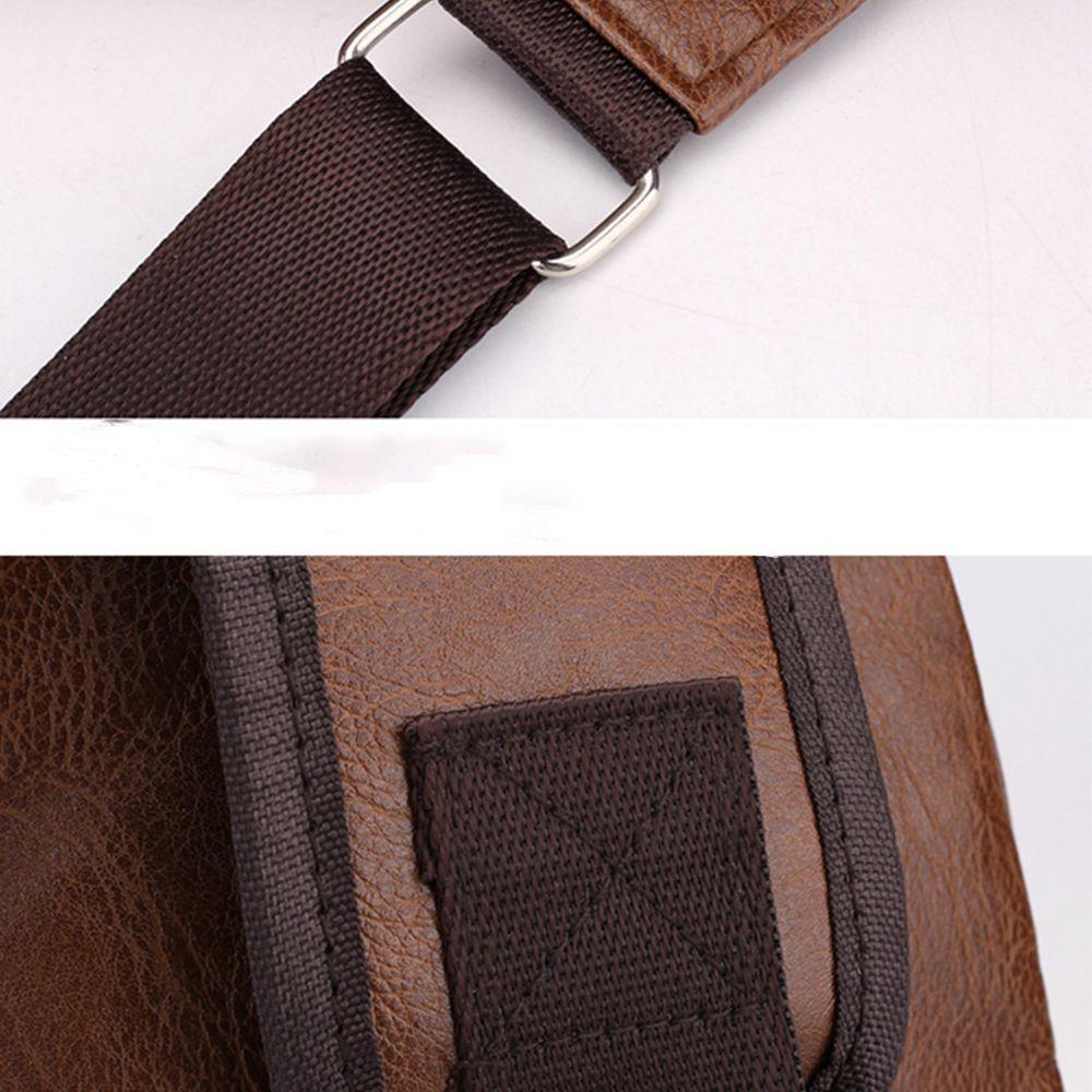 USB Charging Men Chest Bag Multifunctional Single Shoulder Bag Travel Use