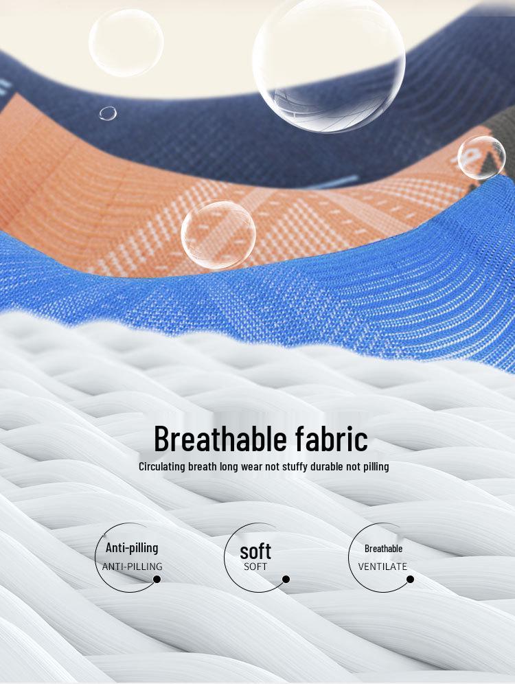 Meikes Antypoślizgowe Oddychające Skarpety Sportowe Męskie - Wygodne Pogrubione Spodnie Frotte Skarpety do Biegania