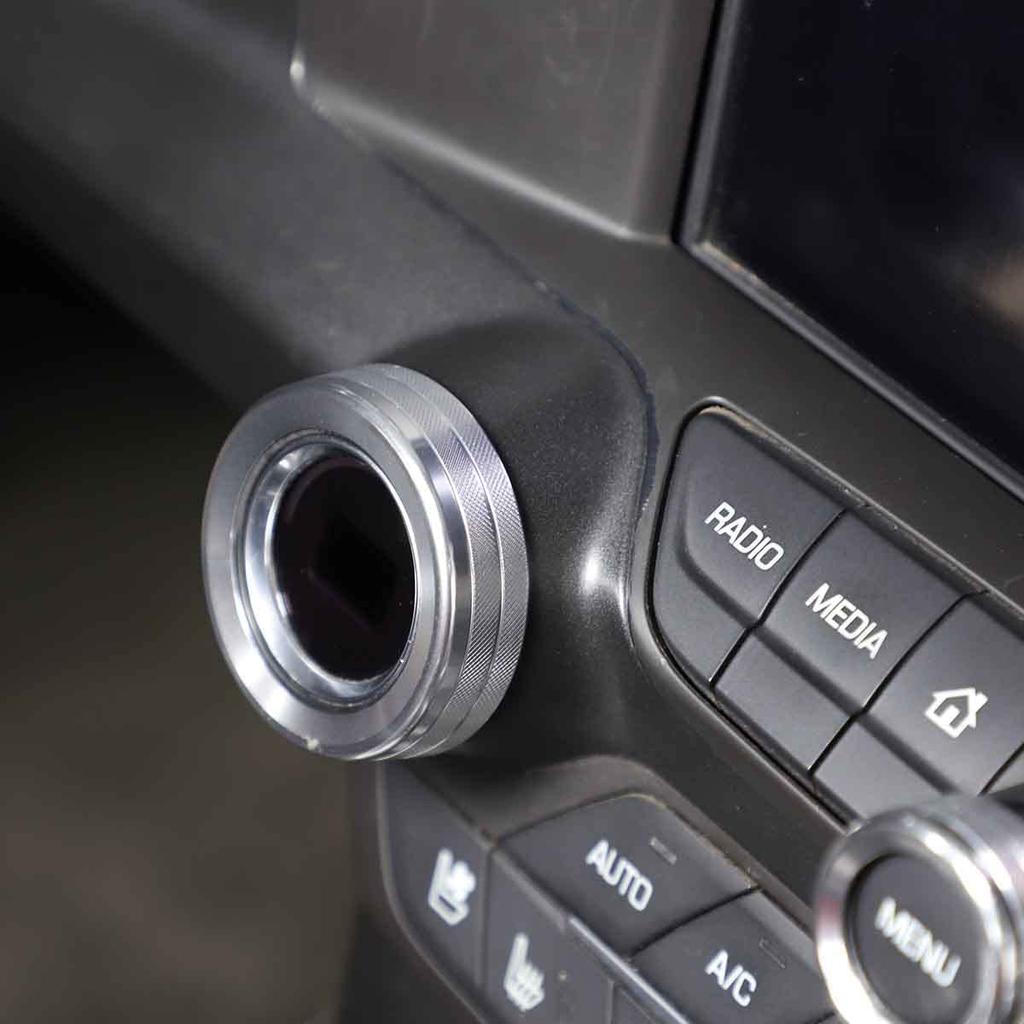 METYOUCAR 4pcs for Chevrolet Corvette C7 2014-2019 Car Air Conditioning Knob Volume Control Knob