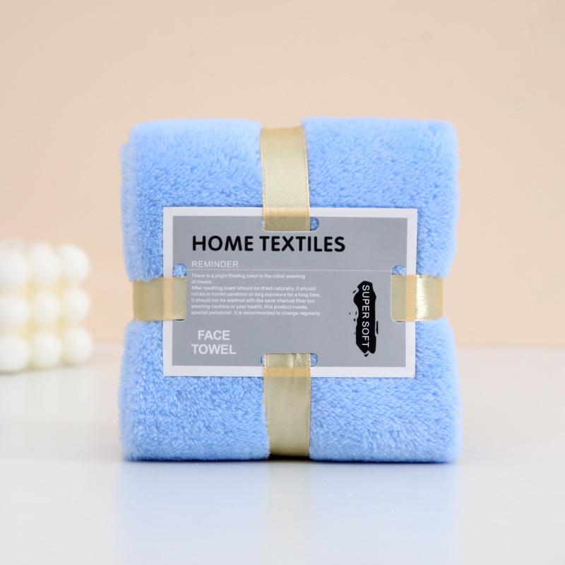 Creative Coral Fleece Warp Knitted Towel - Absorbent Wedding Celebration Souvenir Gift